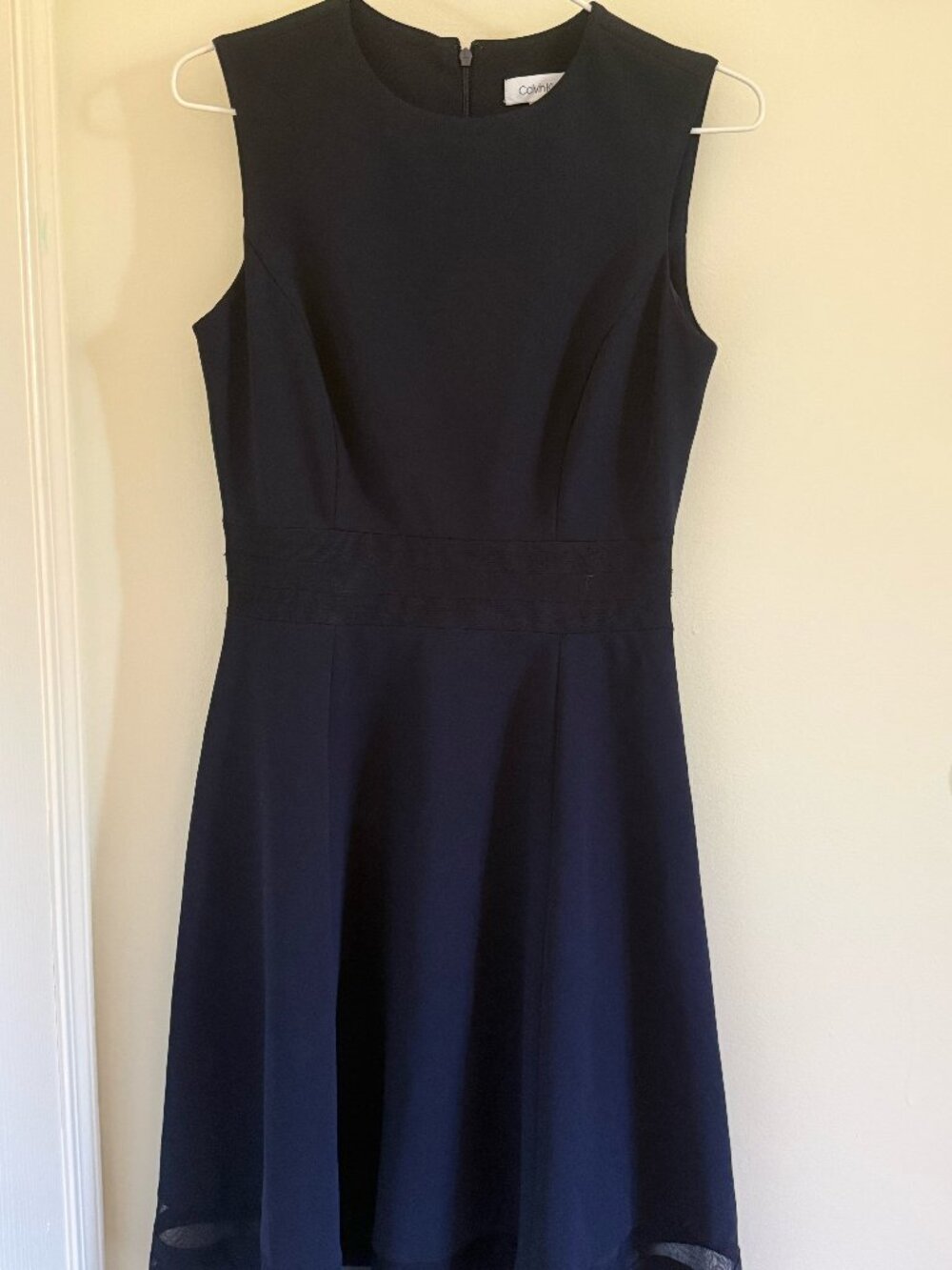 Calvin Klein Midnight Blue Midi Dress - Size 2